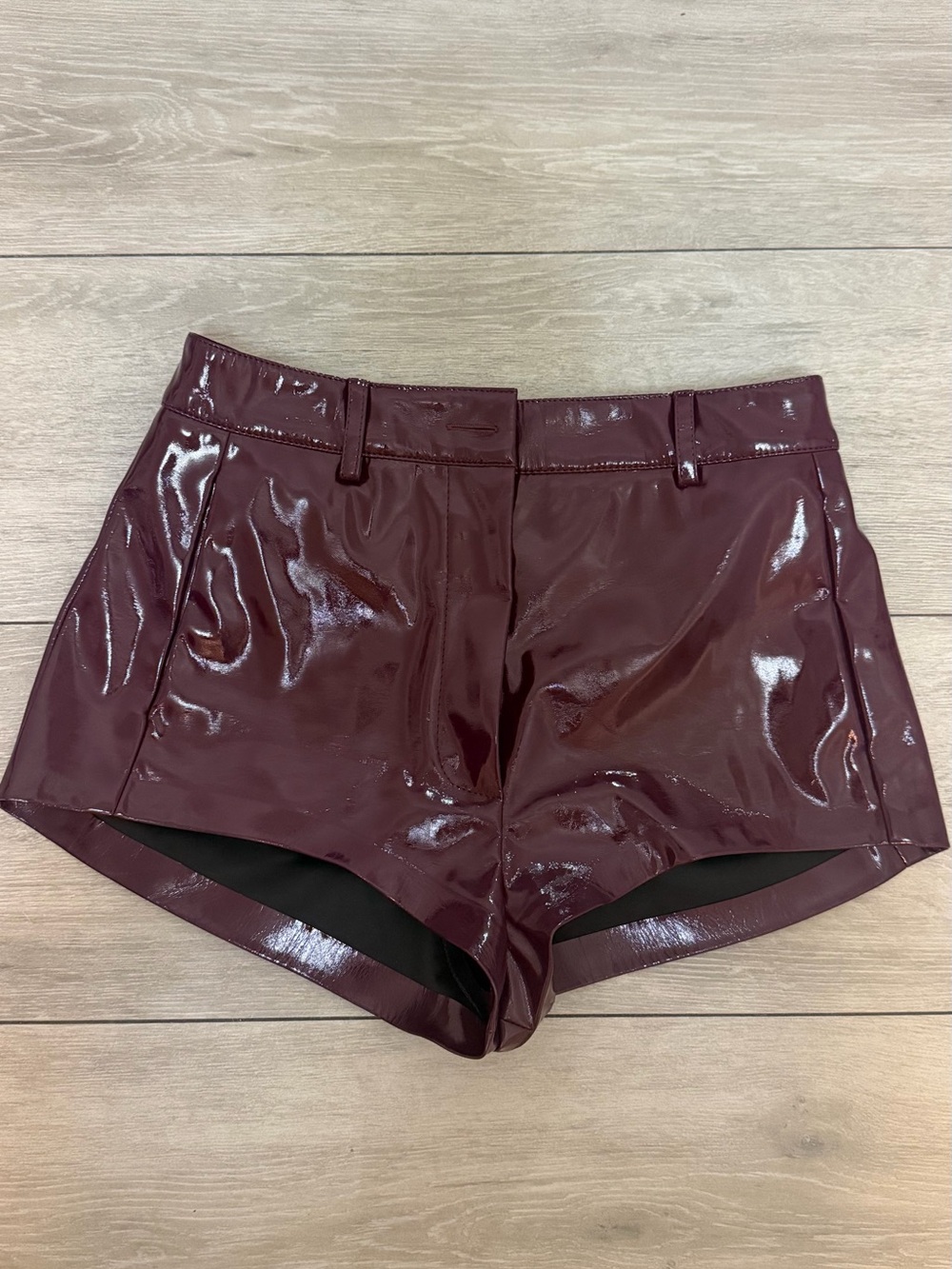 CULTNAKED Plum Patent Women's Vixen Shorts